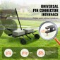 VEVOR Tow Behind Dethatcher, 48 ιντσών Tow Dethatcher με 24 Spring Steel Tines, Lawn Dethatcher Rake για ATV ή Mower, Tow Behind Lawn Rake with Lift Handle for Garden Farm Grass