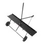 VEVOR Tow Behind Dethatcher, 48 ιντσών Tow Dethatcher με 24 Spring Steel Tines, Lawn Dethatcher Rake για ATV ή Mower, Tow Behind Lawn Rake with Lift Handle for Garden Farm Grass