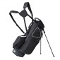 Τσάντα VEVOR Golf Cart with 14 Way Organizer Divider Top, 35” 11 τσέπες Premium Cart Bag με βάση, ανθεκτικές τσάντες γκολφ με λαβές & κάλυμμα σκόνης & αποσπώμενο διπλό λουρί για άνδρες και γυναίκες, μαύρο λευκό