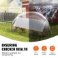VEVOR Chicken Tunnels, 157,5 x 39,4 x 24,2 ίντσες (ΜxΠxΥ) Σήραγγες κοτόπουλου για αυλή, φορητές σήραγγες κοτόπουλου για εξωτερικό με γωνιακό πλαίσιο, κοτέτσι, κατάλληλο για κοτόπουλα, πάπιες, κουνέλια