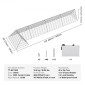 VEVOR Chicken Tunnels, 157,5 x 39,4 x 24,2 ίντσες (ΜxΠxΥ) Σήραγγες κοτόπουλου για αυλή, φορητές σήραγγες κοτόπουλου για εξωτερικό με γωνιακό πλαίσιο, κοτέτσι, κατάλληλο για κοτόπουλα, πάπιες, κουνέλια