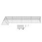 VEVOR Chicken Tunnels, 157,5 x 39,4 x 24,2 ίντσες (ΜxΠxΥ) Σήραγγες κοτόπουλου για αυλή, φορητές σήραγγες κοτόπουλου για εξωτερικό με γωνιακό πλαίσιο, κοτέτσι, κατάλληλο για κοτόπουλα, πάπιες, κουνέλια