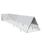 VEVOR Chicken Tunnels, 157,5 x 39,4 x 24,2 ίντσες (ΜxΠxΥ) Σήραγγες κοτόπουλου για αυλή, φορητές σήραγγες κοτόπουλου για εξωτερικό με γωνιακό πλαίσιο, κοτέτσι, κατάλληλο για κοτόπουλα, πάπιες, κουνέλια
