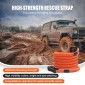 VEVOR 1" (2,54 cm) x 20'/6,1 m Kinetic Recovery Tow Rope 38.000 lbs/17.237,5 kg, Heavy-Duty Off Road Snatch Strap, Extreme Duty 30% Elasticity Energy Snatch Strap for Jeep Car SuV Truck ATV