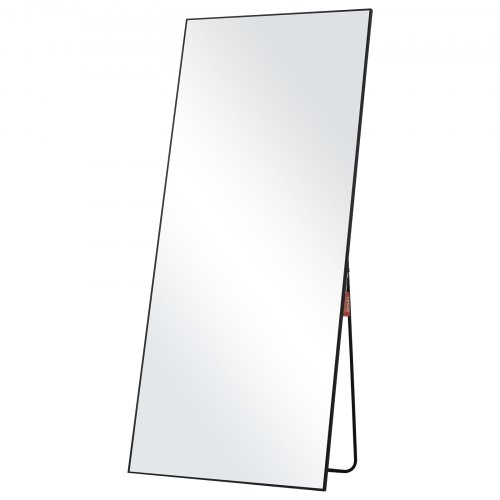 Ολόσωμος καθρέφτης VEVOR, 71" x 31", Εξαιρετικά μεγάλος όρθιος κρεμαστός ή κεκλιμένος ορθογώνιος καθρέφτης δαπέδου με σκελετό από κράμα αλουμινίου, ολόσωμος καθρέφτης για κρεβατοκάμαρα σαλονιού, μαύρος