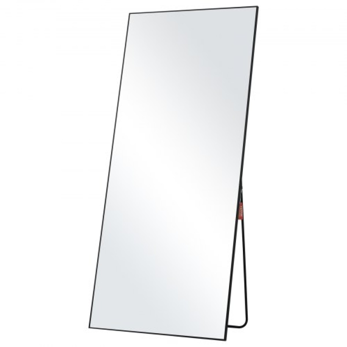 Ολόσωμος καθρέφτης VEVOR, 71" x 31", Εξαιρετικά μεγάλος όρθιος κρεμαστός ή κεκλιμένος ορθογώνιος καθρέφτης δαπέδου με σκελετό από κράμα αλουμινίου, ολόσωμος καθρέφτης για κρεβατοκάμαρα σαλονιού, μαύρος