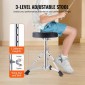 VEVOR Kids Drum Set, 3-Pece, 14 in Beginner Drum set with Adjustable Throne Cymbal Pedal Two Pair of Drumsticks, 8" Tom Drum 10" Snare Drum 14" Bass Drum, Starter Drum Kit for Child Kids, Μαύρο