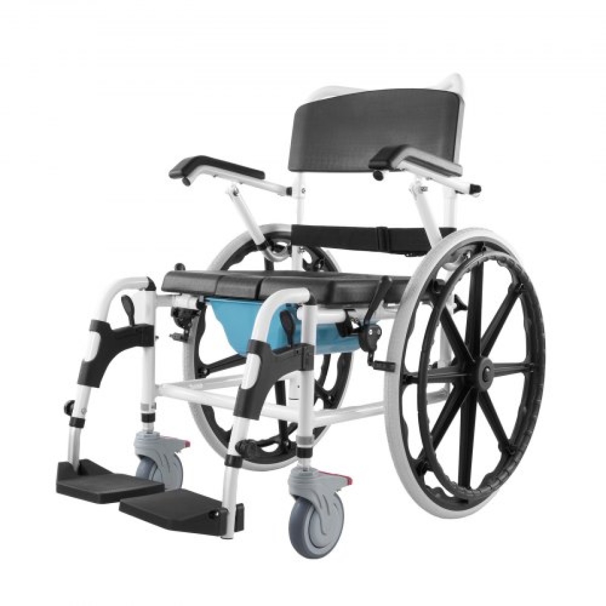 Αναπηρική καρέκλα ντους VEVOR 17,5 ιντσών/44,5 cm Aloy Commode Αναπηρική καρέκλα μπάνιου για άτομα με ειδικές ανάγκες
