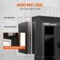 VEVOR Through The Door Key Drop Box, Heavy Duty Steel Through the Door Mailbox with 12" Combination Lock, Mail Drop Box, Μαύρο