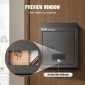VEVOR Through The Door Key Drop Box, Heavy Duty Steel Through the Door Mailbox with 12" Combination Lock, Mail Drop Box, Μαύρο