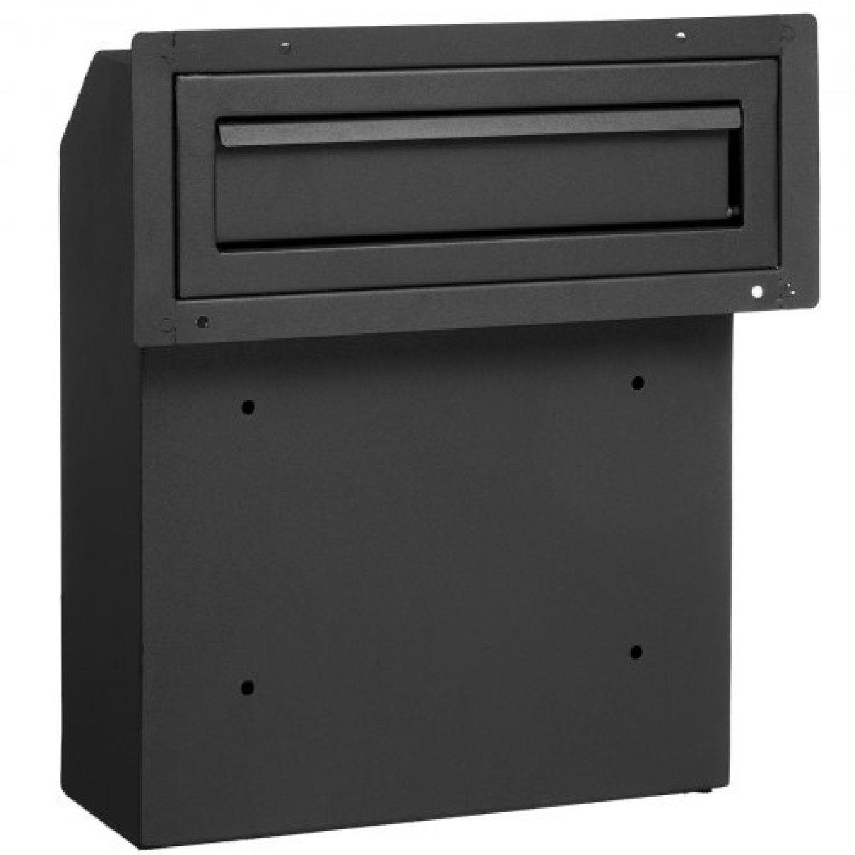 VEVOR Through The Door Key Drop Box, Heavy Duty Steel Through the Door Mailbox with 12" Combination Lock, Mail Drop Box, Μαύρο