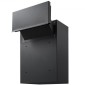 VEVOR Through The Wall Drop Box 31,8x16x42,9 cm Γραμματοκιβώτιο με Κλειδαριά Κωδικού Μαύρο