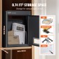 VEVOR Through The Wall Drop Box 31,8x16x42,9 cm Γραμματοκιβώτιο με Κλειδαριά Κωδικού Μαύρο