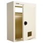 VEVOR Through The Wall Drop Box, Heavy Duty Steel Through the Wall Mailbox with 2.8-7.9" 13" Combination Lock, 12.5x6.3x16.9" Mail Drop Box, Beige