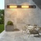 VEVOR Infrared Heater, 3000W Τηλεχειριστήριο Electric Space Infrared Heater, IP65 Protection Carbon υπέρυθρη θερμάστρα εξωτερικού χώρου με 9 ταχύτητες & χρονοδιακόπτη, για βεράντα, αίθριο, τραπεζαρία, στούντιο, πίσω αυλή, βάση τοίχου
