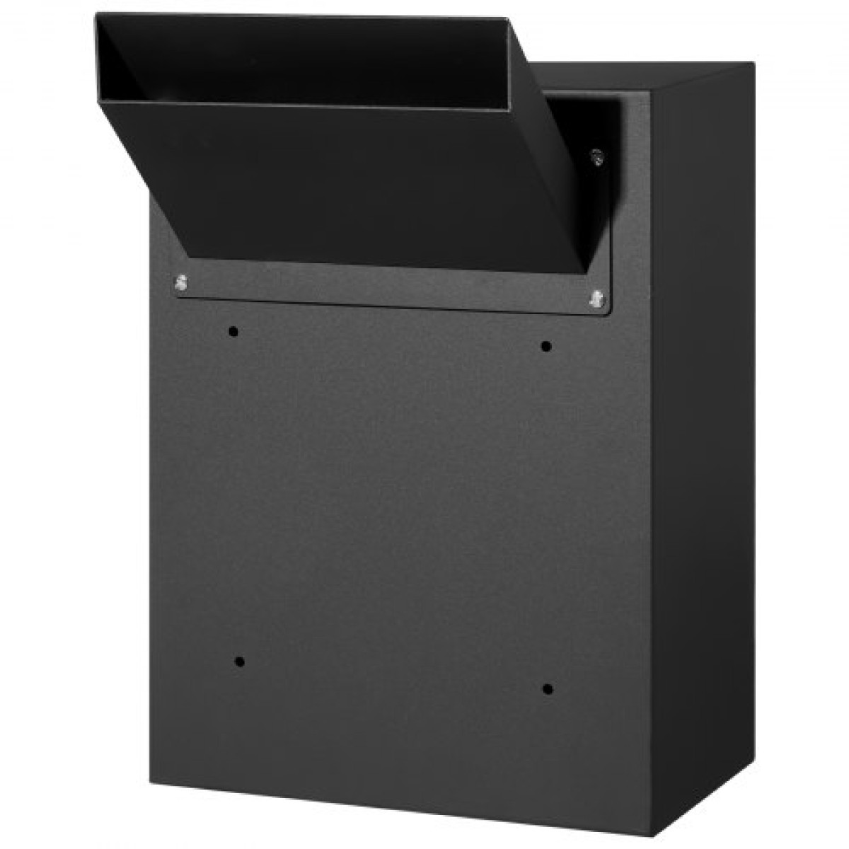 VEVOR Through The Wall Drop Box, Heavy Duty Steel Through the Wall Mailbox with 2,8-7,9" 13" Combination Lock, 13x7x17" Mail Drop Box, Μαύρο