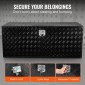 VEVOR Underbody Truck Box, 60" x 24" x 24" Pickup Storage Box, Heavy Duty Diamond Plate Tool Box με κλειδαριά και κλειδιά, Αδιάβροχο κουτί αποθήκευσης τρέιλερ με μάνταλο T-handle για φορτηγό, φορτηγό, ρυμουλκούμενο