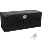 VEVOR Underbody Truck Box, 60" x 24" x 24" Pickup Storage Box, Heavy Duty Diamond Plate Tool Box με κλειδαριά και κλειδιά, Αδιάβροχο κουτί αποθήκευσης τρέιλερ με μάνταλο T-handle για φορτηγό, φορτηγό, ρυμουλκούμενο