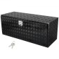 VEVOR Underbody Truck Box, 60" x 24" x 24" Pickup Storage Box, Heavy Duty Diamond Plate Tool Box με κλειδαριά και κλειδιά, Αδιάβροχο κουτί αποθήκευσης τρέιλερ με μάνταλο T-handle για φορτηγό, φορτηγό, ρυμουλκούμενο