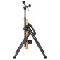 VEVOR Inversion Table, 300lbs Capacity Heavy Duty Inversion Table, Μηχάνημα φορείου πλάτης αποσυμπίεσης, Εξοπλισμός προπόνησης δύναμης με προσκέφαλο, κλειδαριά αστραγάλου, ρυθμιζόμενη προστατευτική ζώνη, πορτοκαλί/μαύρο