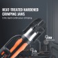 VEVOR Press Tool and Battery Kit, Pro Press Tool, Electric Pipe Crimping Tool with M15, M22, M28 Jaws, Press Tool Kit με 2 τμχ μπαταρία 18V 4.0Ah, γρήγορο φορτιστή και θήκη μεταφοράς