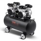 Αεροσυμπιεστής VEVOR, 20 Gallon Steel Tank, 4HP 10,6 CFM@90 PSI Oil Free Air Compressor & Max.Πίεση 125 PSI, 78dB Ultra Quiet φορητός συμπιεστής, για επισκευή αυτοκινήτων, φούσκωμα ελαστικών, βαφή με σπρέι
