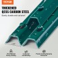 VEVOR 182,9 cm Στύλοι φράχτη 10 Πακέτο Μεταλλικοί στύλοι φράχτη βαρέως τύπου Πράσινοι