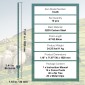 VEVOR 182,9 cm Στύλοι φράχτη 10 Πακέτο Μεταλλικοί στύλοι φράχτη βαρέως τύπου Πράσινοι