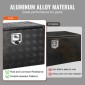VEVOR Underbody Truck Box, 36" x 24" x 24" Pickup Storage Box, Heavy Duty Aluminium Diamond Plate Tool Box με κλειδαριά και κλειδιά, Αδιάβροχο κουτί αποθήκευσης τρέιλερ με μάνταλο T-Handle για φορτηγό, φορτηγό, ρυμουλκούμενο