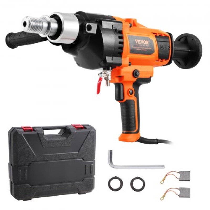 VEVOR Core Drill Machine 2,03-18 cm Dia 2600W Handheld Core Drill Rig for Mixing