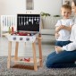 VEVOR Wooden Play Barbecue Toy Grill, Kids Grill Playset with Play Food and Grilling Tools, Wooden Play Food Kitchen αξεσουάρ (21 ΤΕΜ), Pretend Play Μαγειρικό παιχνίδι για νήπια Αγόρια Κορίτσια Ηλικίας 3+ Δώρο