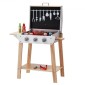 VEVOR Wooden Play Barbecue Toy Grill, Kids Grill Playset with Play Food and Grilling Tools, Wooden Play Food Kitchen αξεσουάρ (21 ΤΕΜ), Pretend Play Μαγειρικό παιχνίδι για νήπια Αγόρια Κορίτσια Ηλικίας 3+ Δώρο