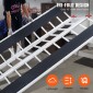 Τριδιπλωμένη ράμπα φόρτωσης VEVOR, 2160 x 1375 mm, Αντιολισθητική ράμπα ρυμουλκούμενου αλουμινίου με συμπαγή σχεδίαση, εύκολη αποθήκευση, χωρητικότητα φόρτωσης 680,4 kg, για Snowmobiles, ATV, Τρακτέρ, Χλοοκοπτικά, Καρότσια, Μοτοσικλέτες