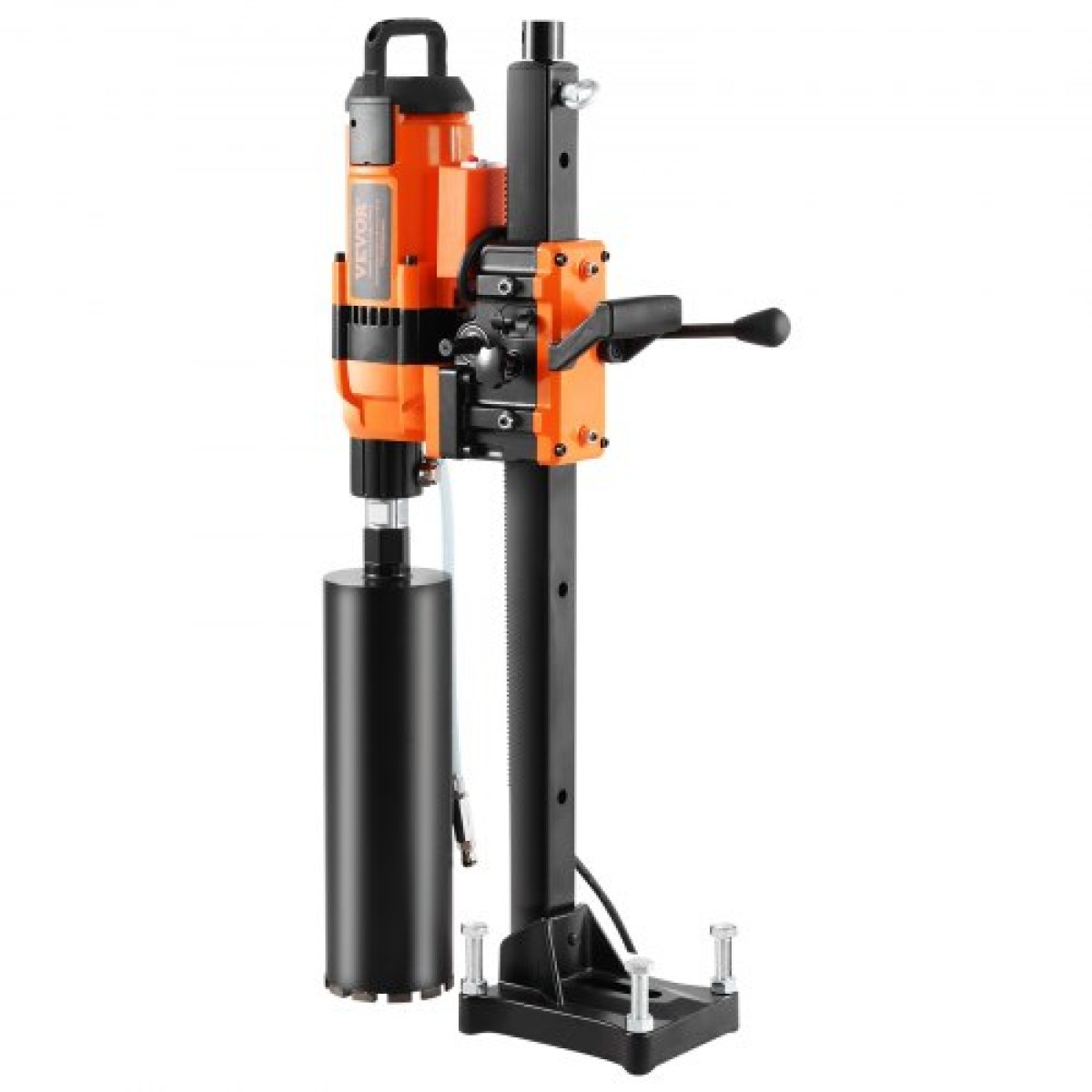Μηχάνημα τρυπανιού VEVOR Core 2.03-30 cm Dia 3500W Diamond Core Drill Rig with Stand