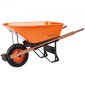 Καρότσι VEVOR Καρότσι, 6 Cu.Ft.Φορτίο & χωρητικότητα 330 λίβρες, καροτσάκι με ένα τροχό Garden Dump Barrow με μεταλλικό χερούλι &  16"  φαρδιές ρόδες, εύκολη φόρτωση Utility Yard Cart & Wagons for Lawn Farm