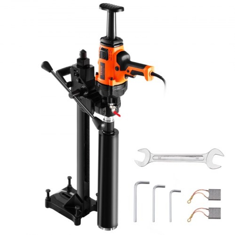 Μηχάνημα τρυπανιού VEVOR Core 2,03-16 cm Dia 2000W Handheld and Stand Core Drill Rig