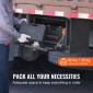 VEVOR Underbody Truck Box, 24" x 17" x 18" Pickup Storage Box, Heavy Duty Diamond Plate Tool Box με κλειδαριά και κλειδιά, Αδιάβροχο κουτί αποθήκευσης τρέιλερ με μάνταλο T-handle για φορτηγό, φορτηγό, τρέιλερ