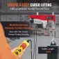 VEVOR Electric Hoist Crane Winch 1197,5 kg με 426,7 cm Ενσύρματο Τηλεχειριστήριο 230V