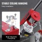 VEVOR Electric Hoist Crane Winch 1197,5 kg με 426,7 cm Ενσύρματο Τηλεχειριστήριο 230V