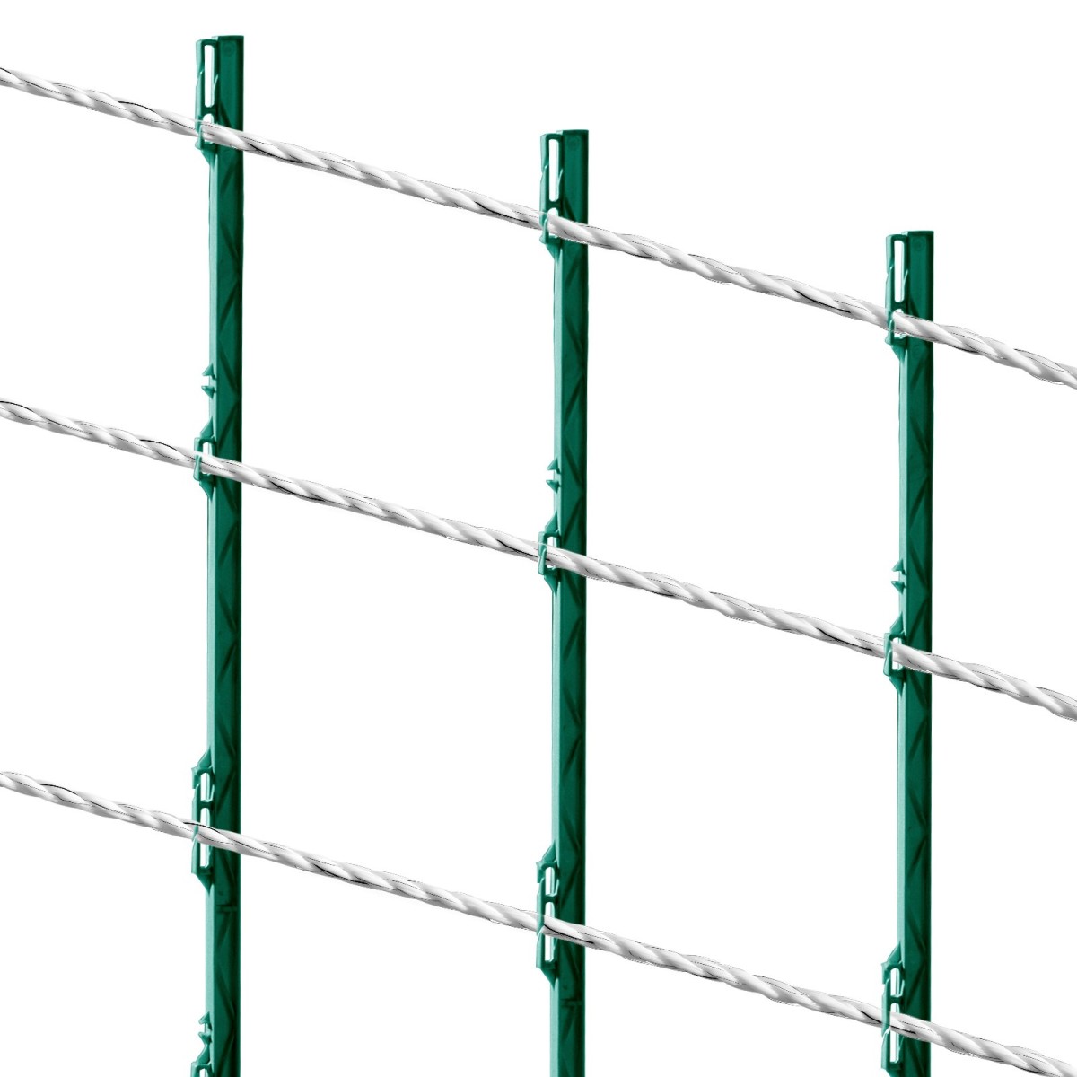 VEVOR Electric Fence Wire, 656Ft 200M Portable Polywire, 1/4" Diameter 6 Inox Strands for Αξιόπιστη αγωγιμότητα και UV, Αντοχή στη σκουριά, Σχοινί περίφραξης για άλογα, βοοειδή, ζώα