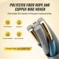 VEVOR Electric Fence Wire, 1000Ft 305M Portable Polywire, 1/4" Diameter 2 Copper Strands for Αξιόπιστη αγωγιμότητα και αντίσταση στη σκουριά, Σχοινί περίφραξης για άλογα, βοοειδή, ζώα