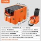 VEVOR Φορητό ρεζερβουάρ ντίζελ 181,7 L με αντλία ηλεκτρικής μεταφοράς 12V