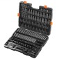 VEVOR Impact Socket Set 130 Piece 3/8" & 1/2" - SAE & Metric Drive Socket Set - 6 Point Cr-Mo Alloy Steel for Auto Repair - Εύκολα στην ανάγνωση ενδείξεις μεγέθους - Περιλαμβάνει θήκη αποθήκευσης