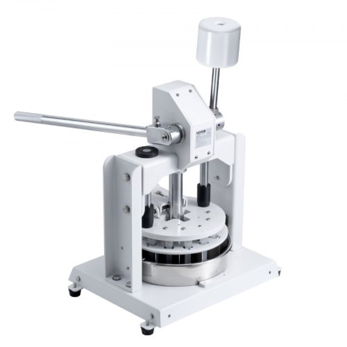 VEVOR Dough Divider Rounder, 18PCS Manual Dough Equal Divider Machine, 2,11oz - 9,88oz Χειροπίεση Κόφτης ζύμης με δίσκο και λεπίδα από ανοξείδωτο ατσάλι 304, Αρτοποιός για αρτοποιεία, εστιατόριο, εμπορικό