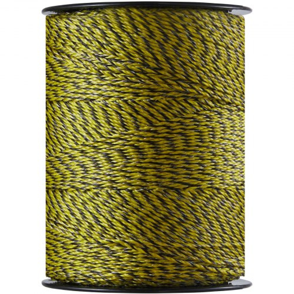VEVOR Electric Fence Wire, 3366Ft 1026M Portable Polywire, 1/8" Diameter 6 Inox Strands for Αξιόπιστη αγωγιμότητα και UV, Αντοχή στη σκουριά, Σχοινί περίφραξης για άλογα, βοοειδή, ζώα