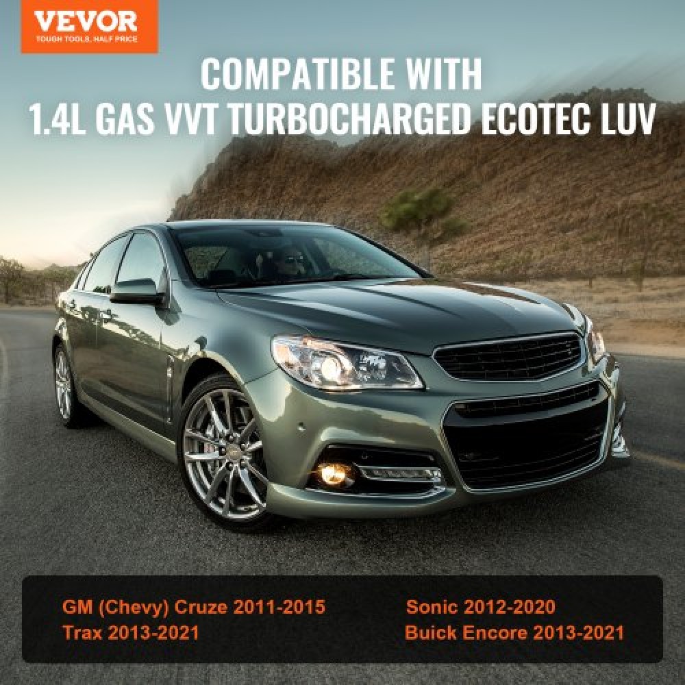 VEVOR Complete Turbo Turbo Charger Chevy Chevrolet Cruze 2011-2015 with Gasket Kit and Solenoid Valve, Sonic 2012-2020 & Trax 2013-2021 & Buick Encore 2013-2021 Turbo Charger Compatible 1,4L