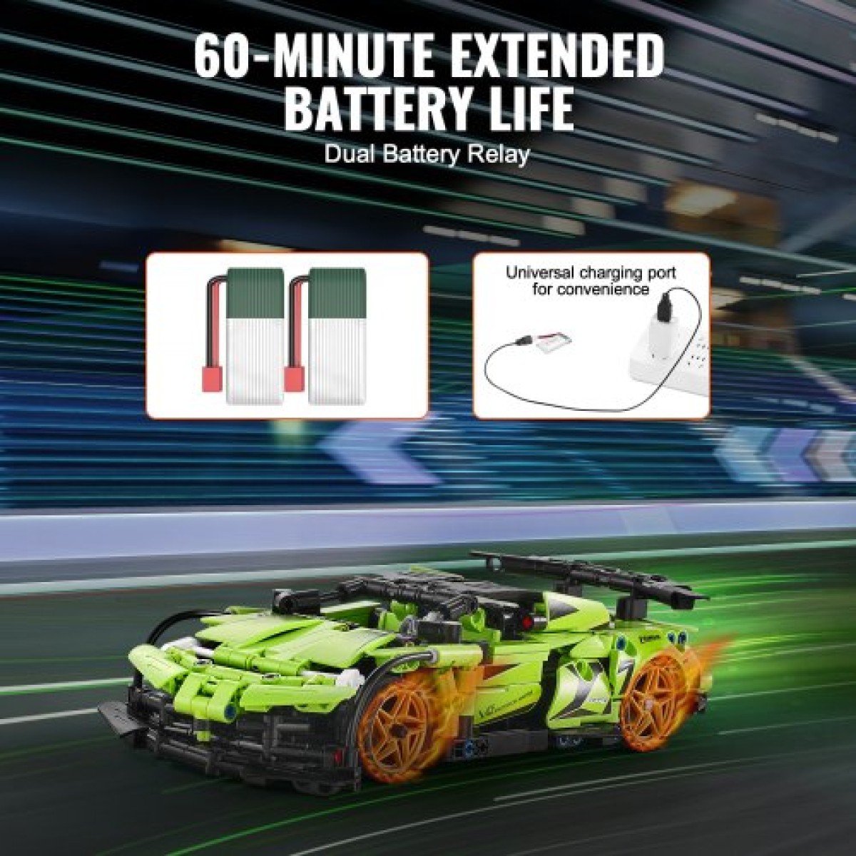VEVOR STEM Building Toys for Children, 2-in-1 461 PCS Blocks, Remote control Building Car Kits Remote & APP Controlled Car/Robot, RC STEM Robots Building Set Δώρα για αγόρια κορίτσια 6+ ετών