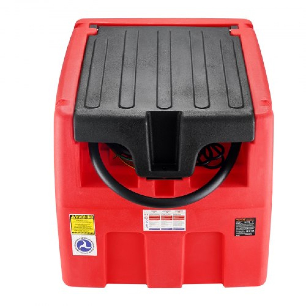 VEVOR Φορητό ρεζερβουάρ ντίζελ & βενζίνης 181,7 L δοχείο καυσίμου με αντλία μεταφοράς 12 V