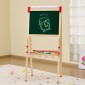 VEVOR Art Easel για Παιδιά, Ξύλινο Παιδικό Καλλιτεχνικό Καβαλέτο 3 σε 1 Διπλής Όψης με Μαγνητικό Πίνακα, Μαυροπίνακα & Χάρτινο Ρολό, Ρυθμιζόμενη όρθια σανίδα σχεδίασης με αξεσουάρ ζωγραφικής για αγόρια και κορίτσια