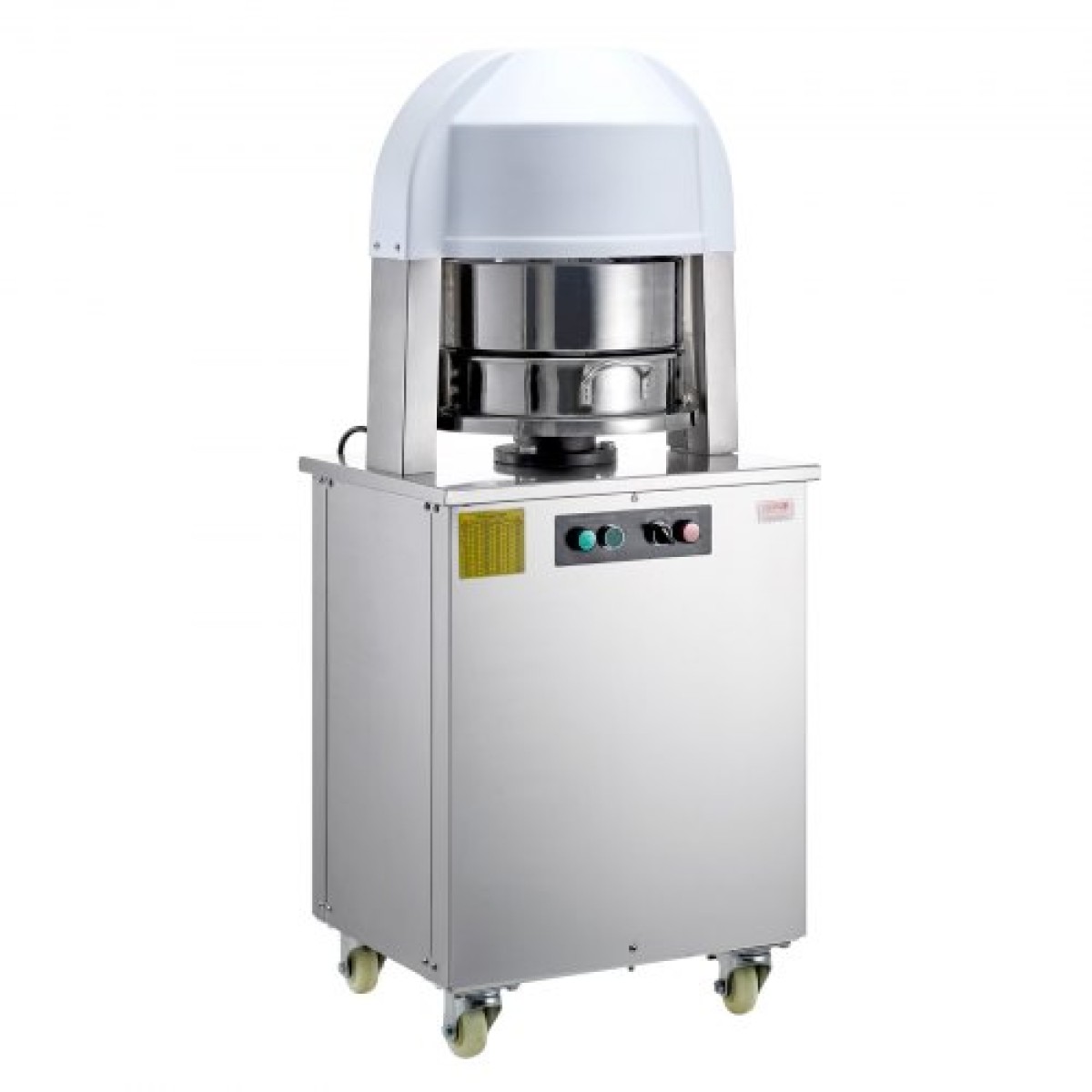 VEVOR Electric Divider Dough, 20PCS Automatic Dough Dividing Machine cutting, 2.12oz - 9.17oz Equal Duugh Cutter with Pure Copper Motor and 304 Inox Trade Tray, for Bakery, Restaurant